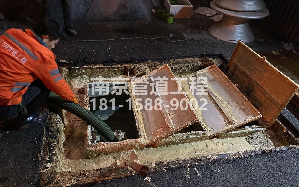 276社区饭店隔油池清理