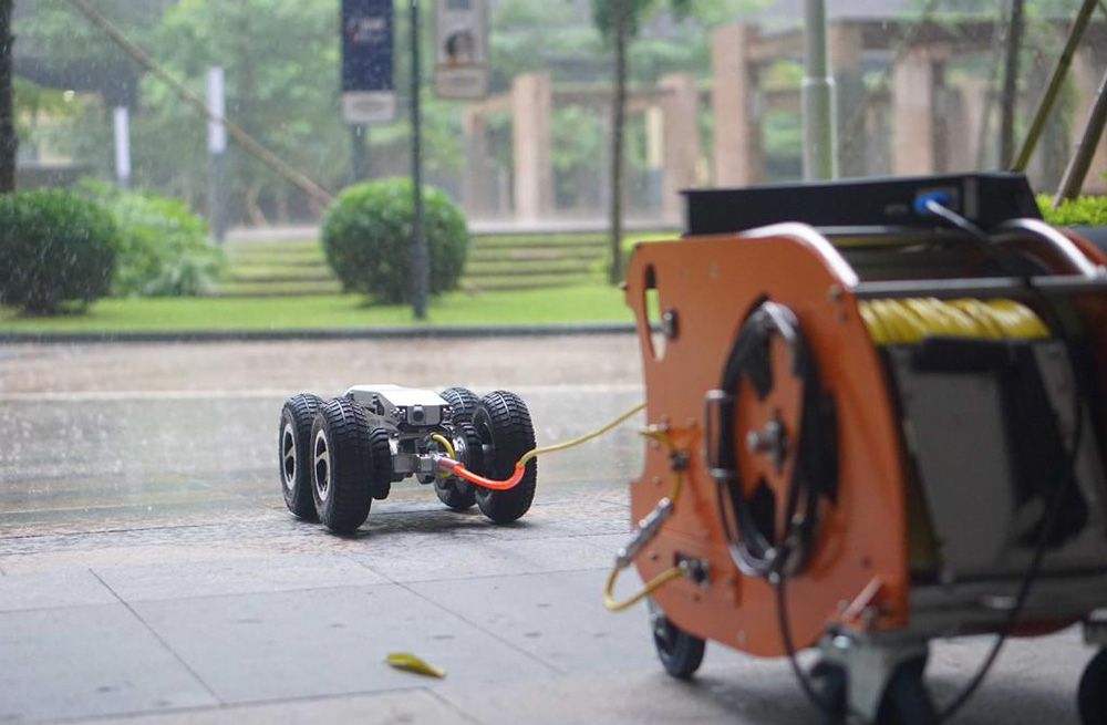 社区管道检测机器人